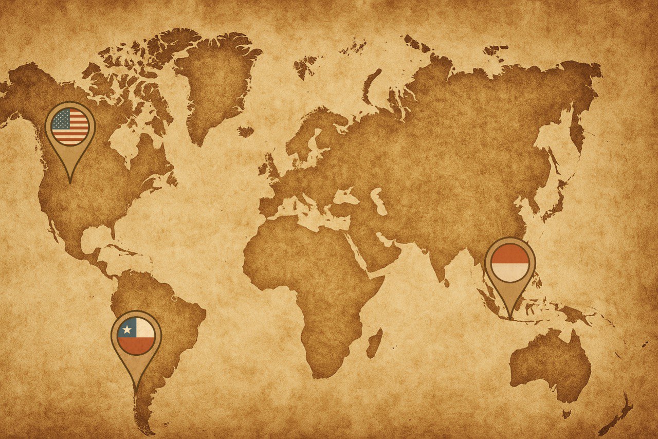 World map background